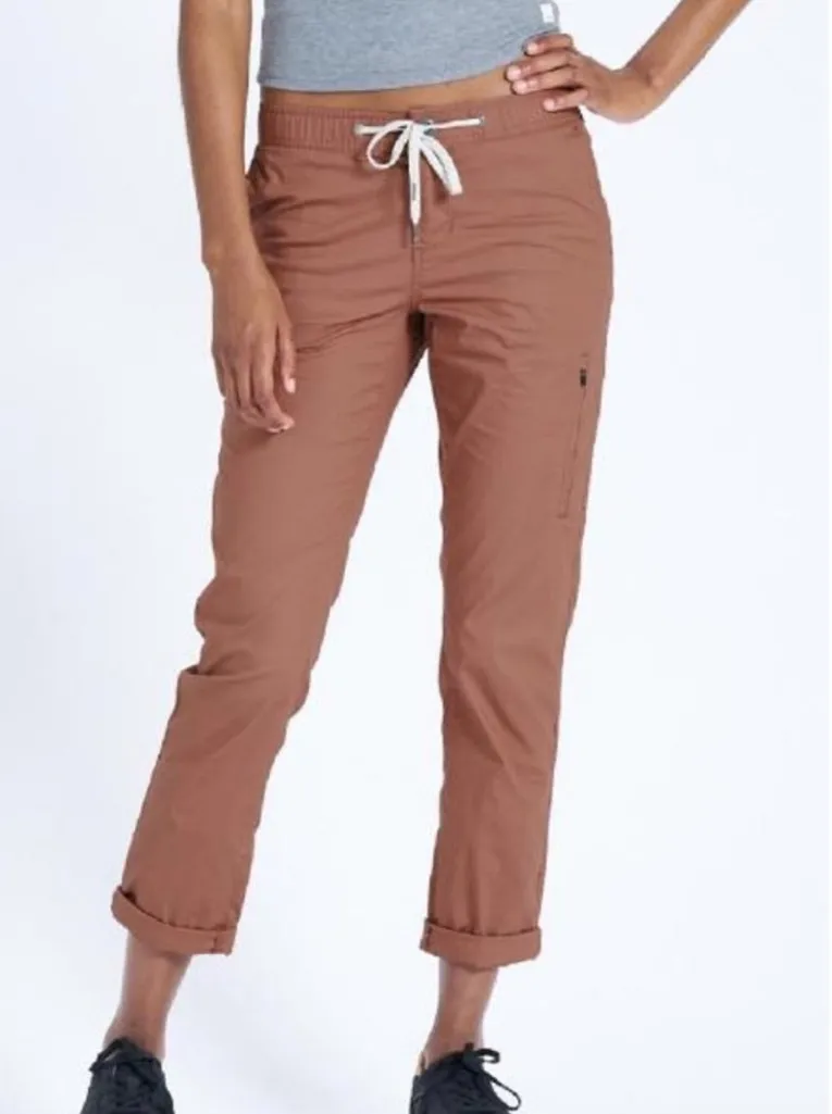 Vuori Ripstop Pant Two Way Organic Stretch Pants in Light Terracotta Sz M - Image 1