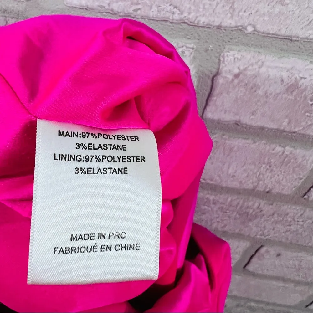 Finders Keepers Strangers in Paradise Hot Pink Peplum Playsuit Romper Size S - Image 9