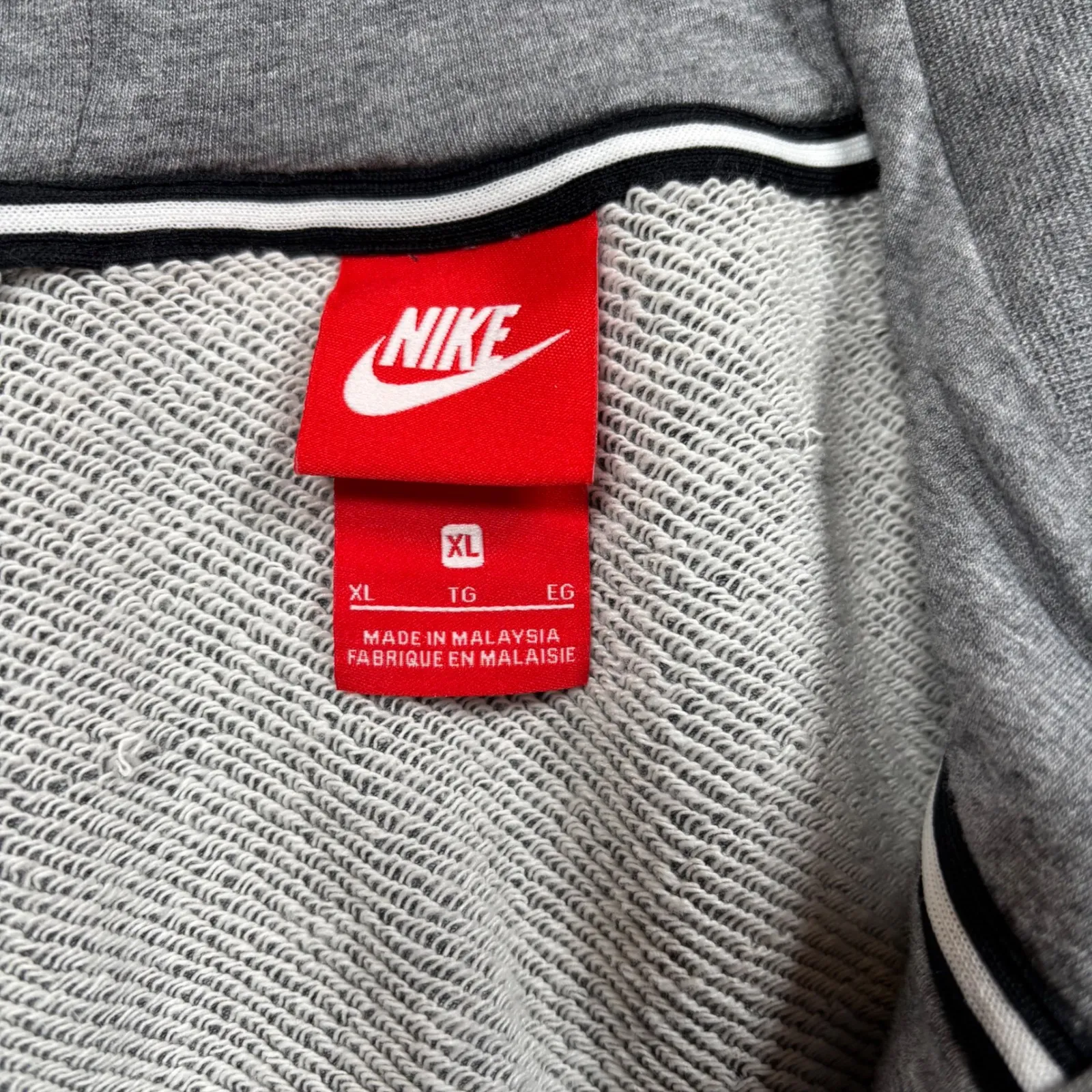 Nike Women's Sleeveless Full Zip Hoodie Gray Size XL Athleisure Sportswear - Image 5