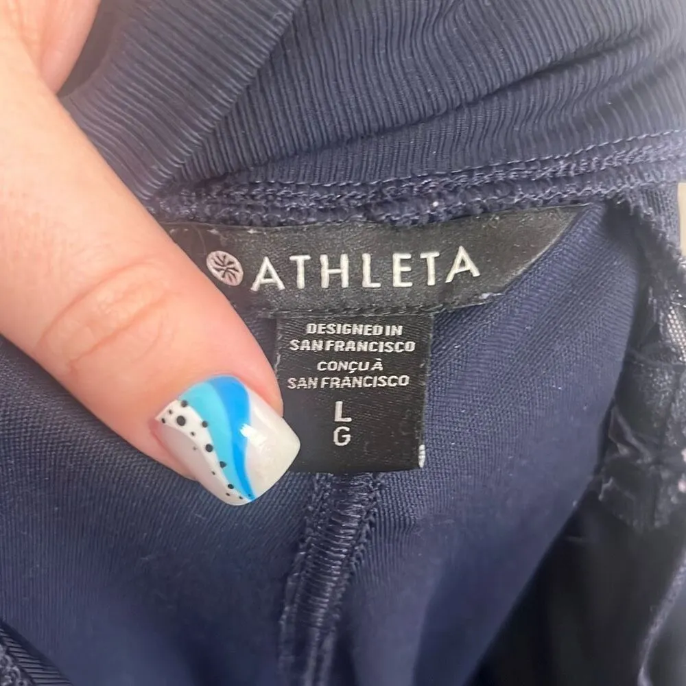 ✨Athleta Venice HIGH RISE Navy Sz Large Jogger✨ - Image 7