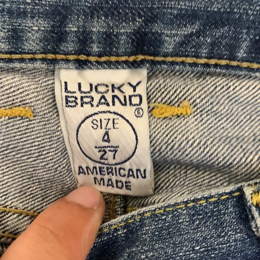 Lucky Brand  Distressed Sweet Dream Cuffed Crop Size 4/27 - Image 5