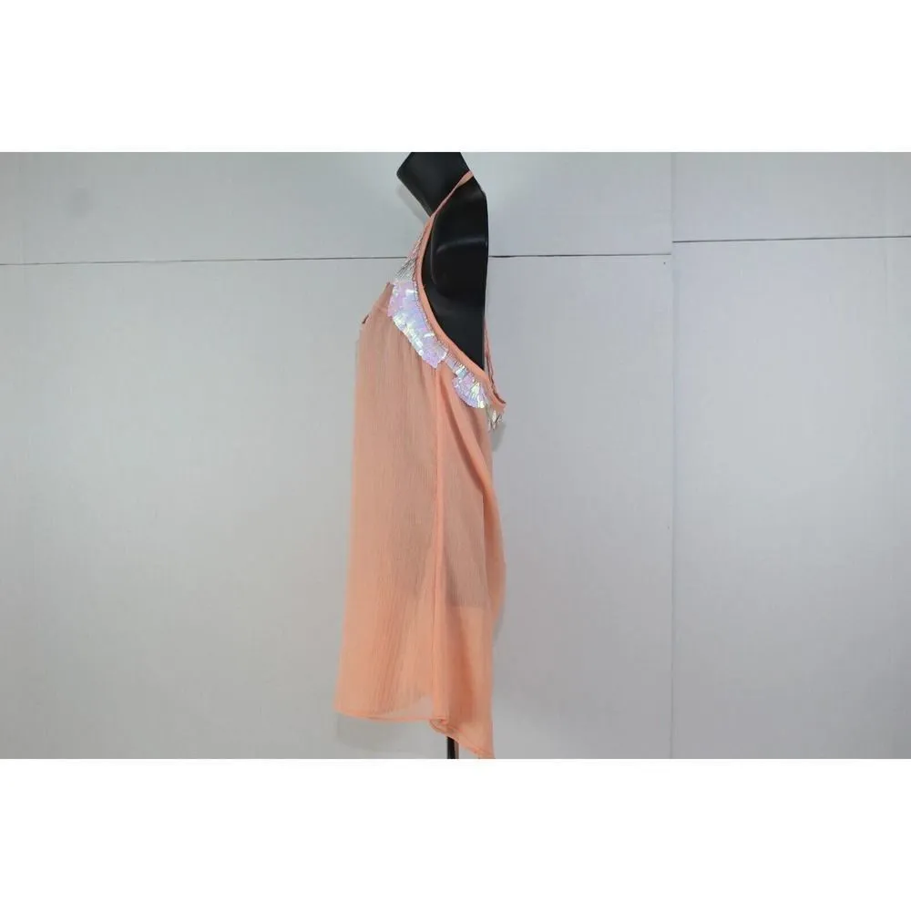 ladies peach GUESS tank top size S - Image 5