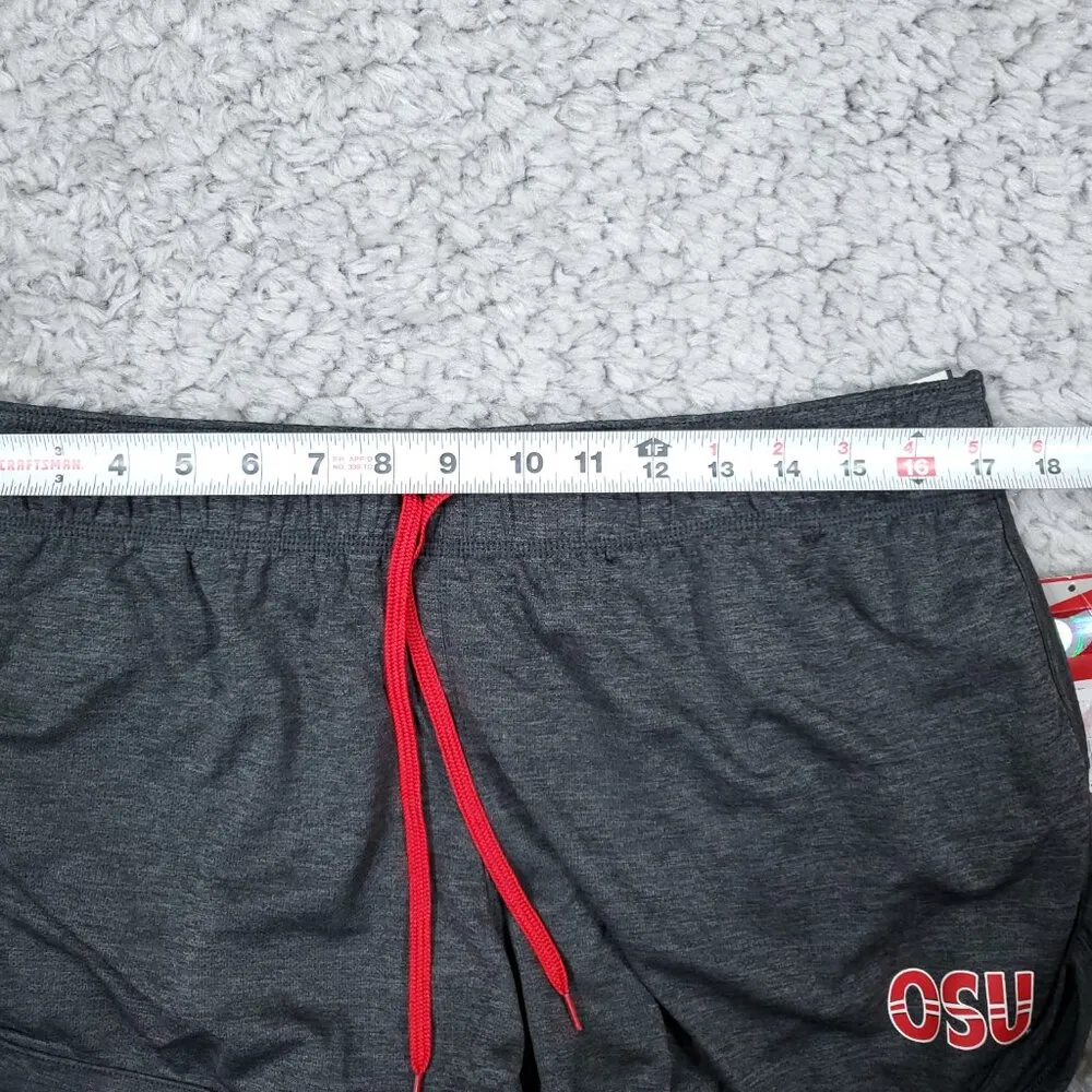 Ohio State Athletic Apparel Buckeyes NCAA OSU Women's Shorts Size XL Gray Lined - Image 5