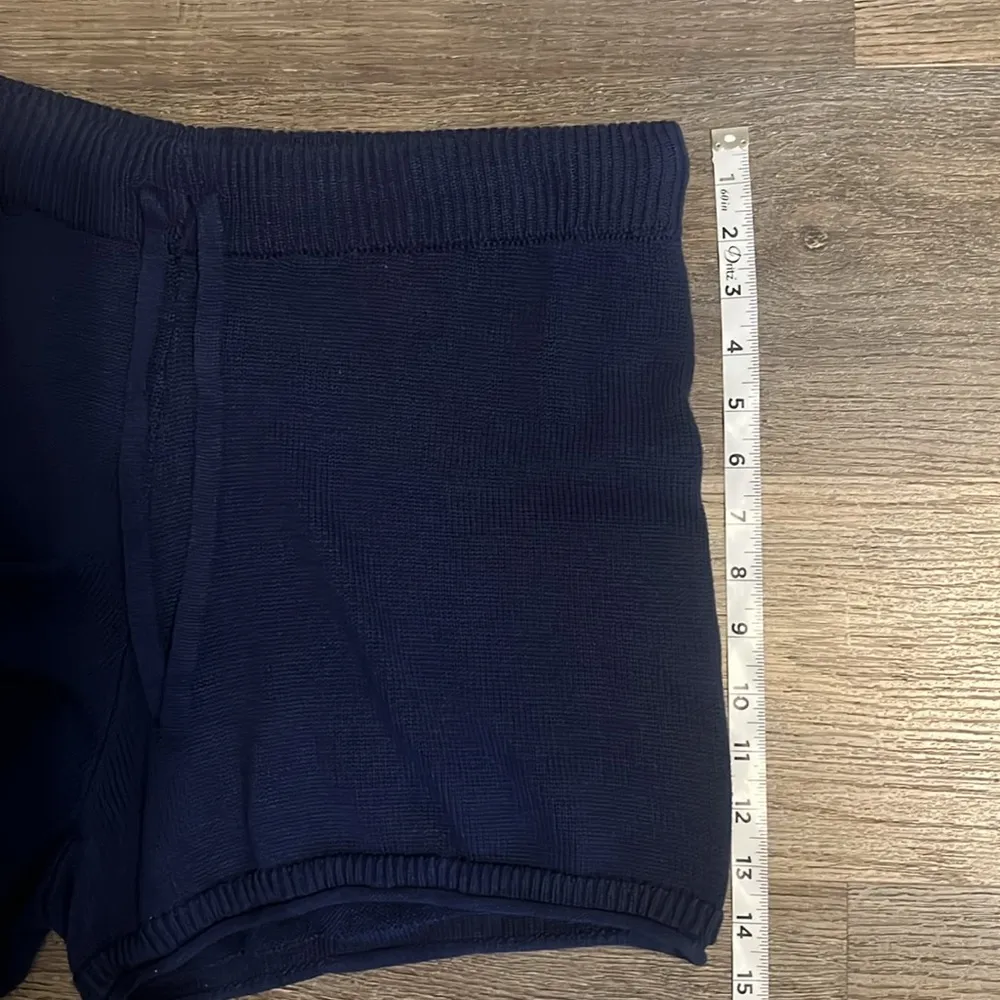 Life Is Good Blue Knit Shorts with Drawstring Waist - Large NWT - Image 9