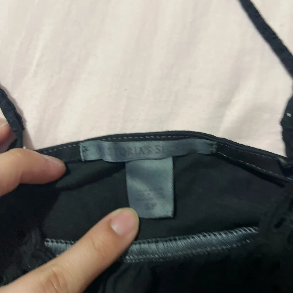 Victoria's Secret Black Lace Cami - Image 2