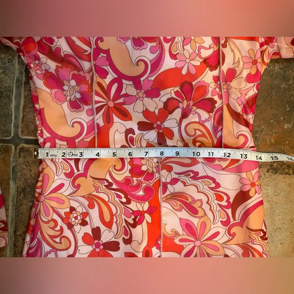 Showpo Anakin Long Sleeve Mesh Mini Dress In Love Child Sz Small - Image 8