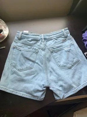 KanCan USA Denim Mom Shorts - Image 3