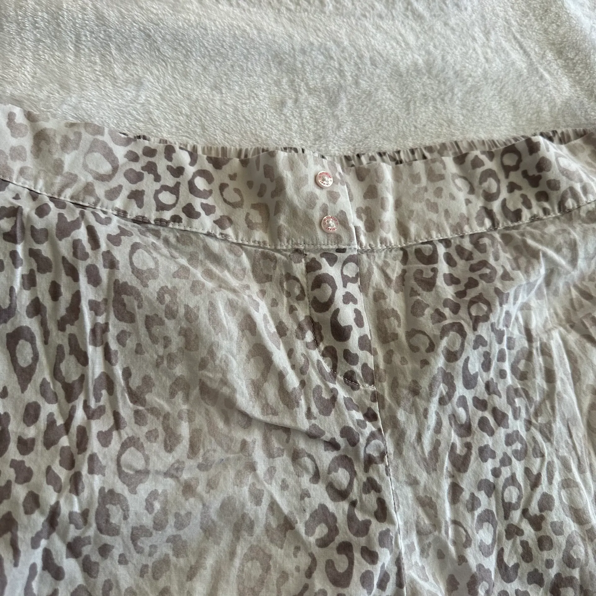 Leopard Print Pajama Pants - Image 3