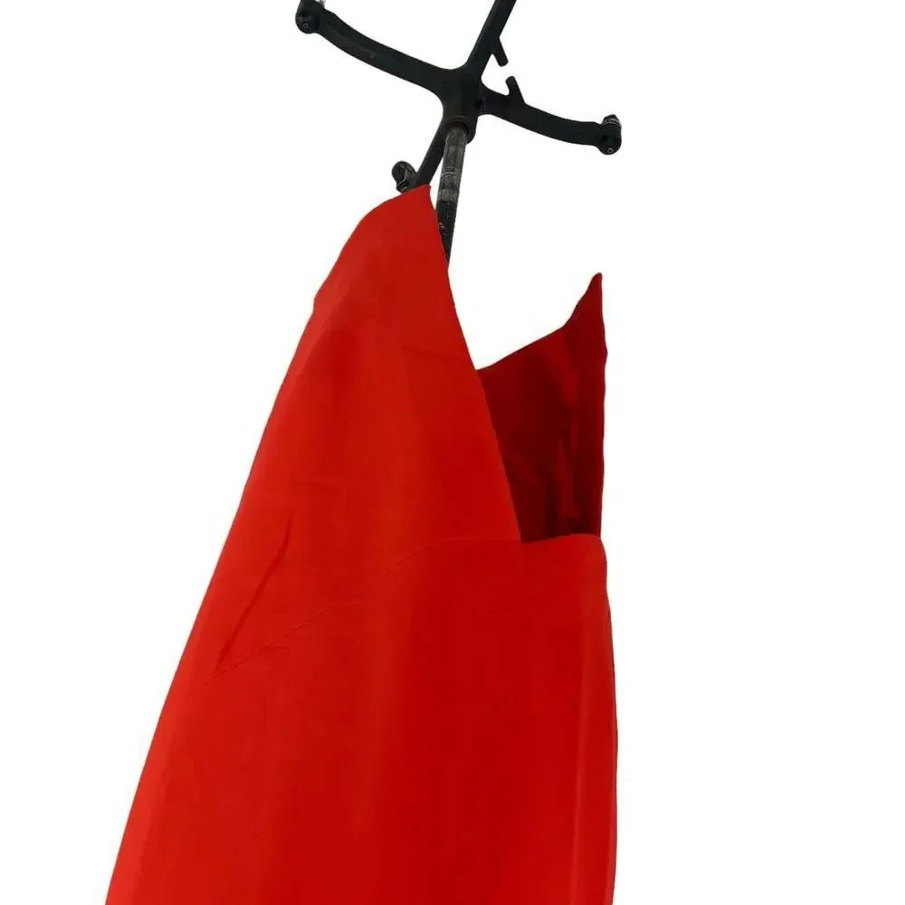 TALULAH Losing‎ My Mind Midi Dress Tangerine Orange Size Medium / US 6 - Image 7