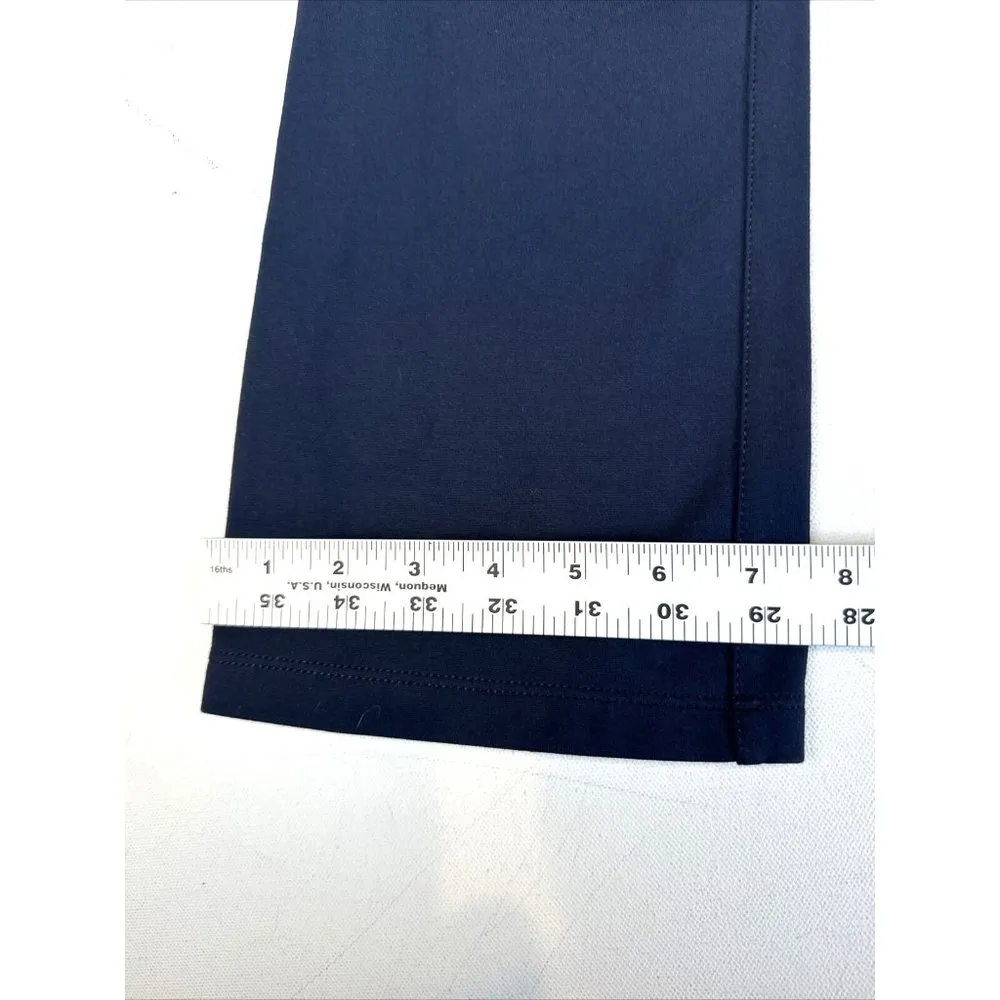 Betabrand Classic Dress Pant Yoga Pant Small Pull on Pants Navy Blue - Image 2