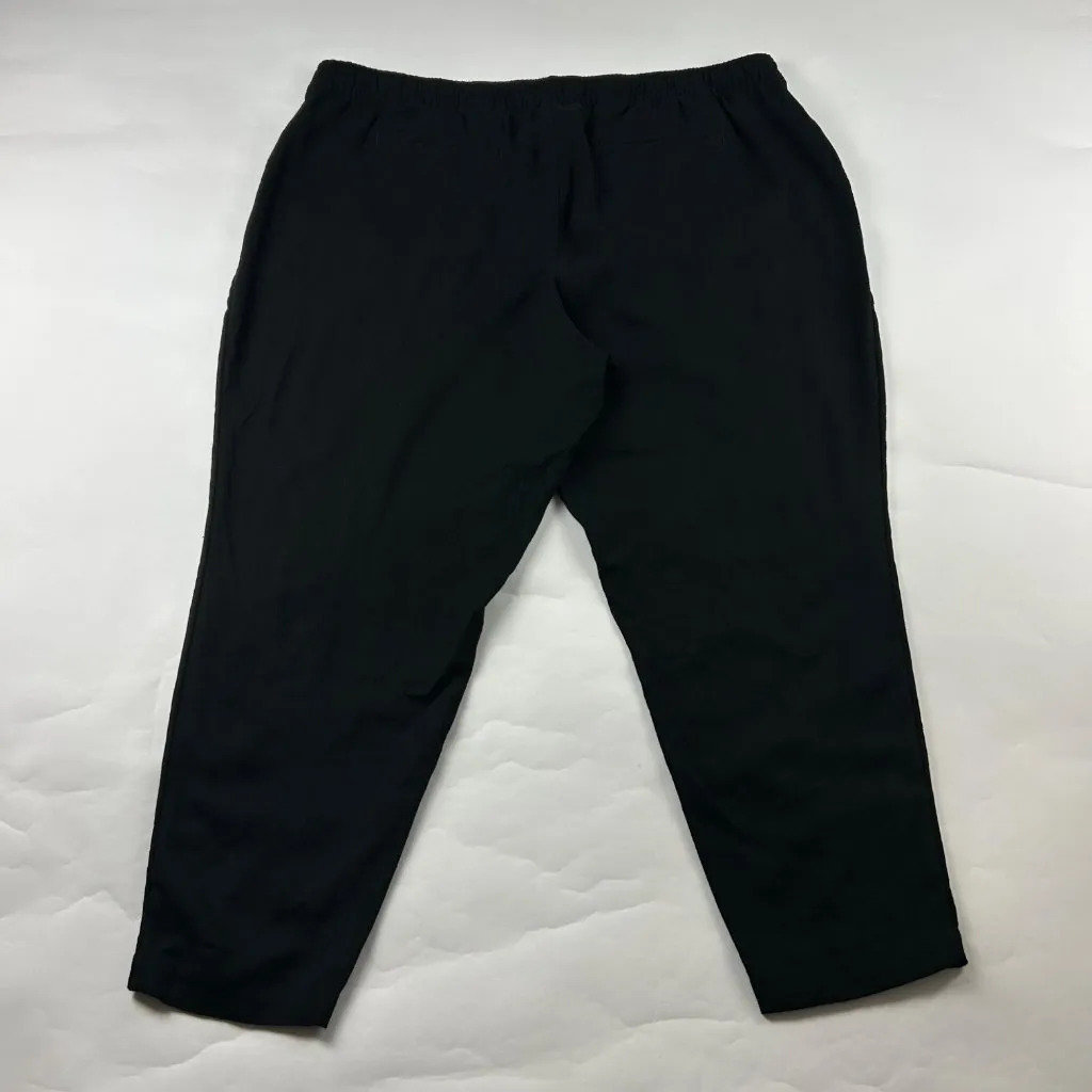 Old Navy Black Linen Blend High Rise Slim Leg Ankle Pant XXL - Image 7