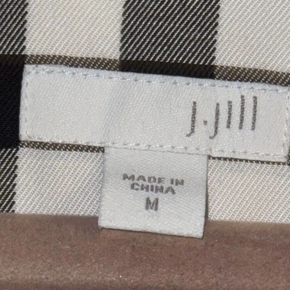 J. Jill Button Shirt and Oversized Dress Shirt Gingham Bundle Black Size M - Image 9