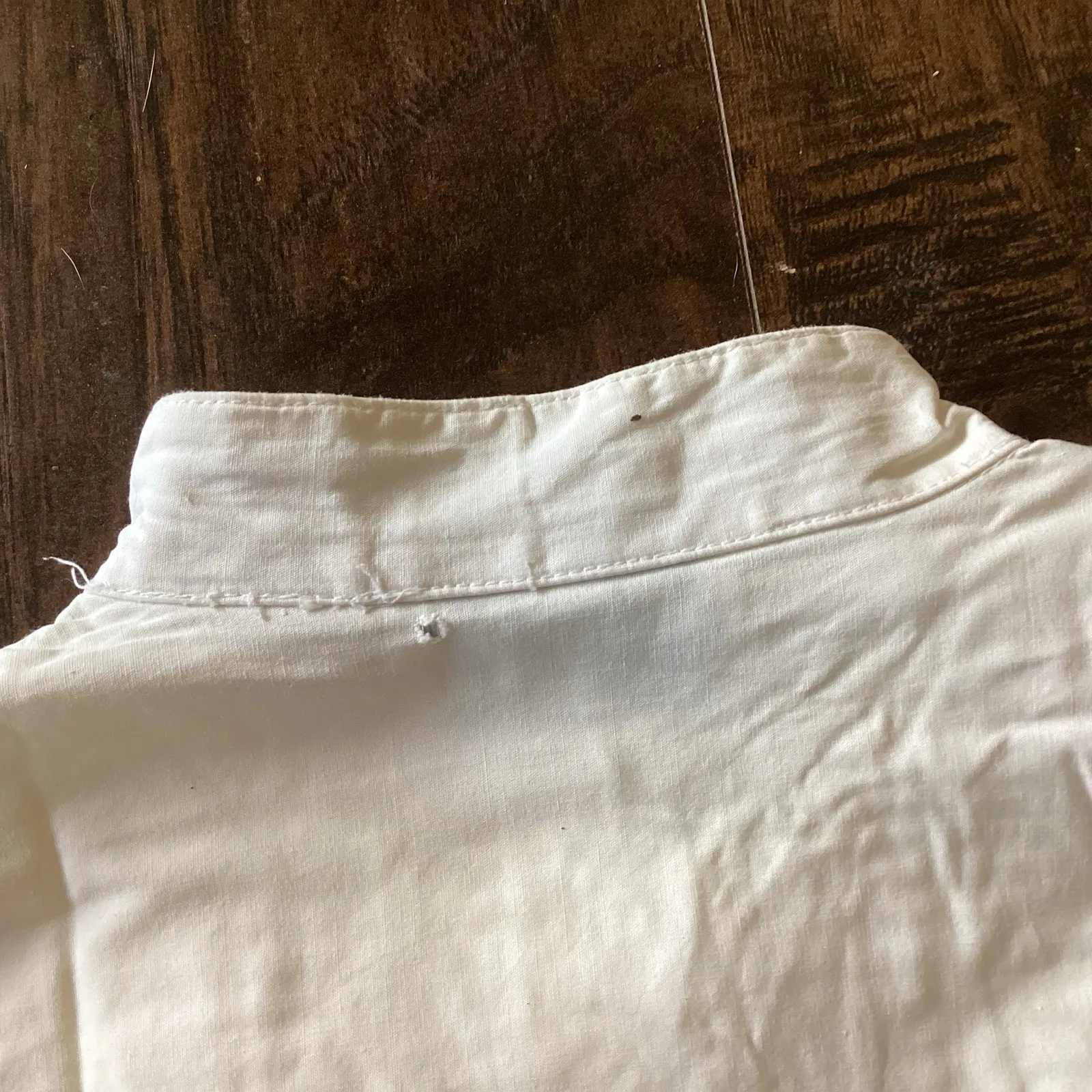 KZK Western Button Down Blouse White Size M - Image 9