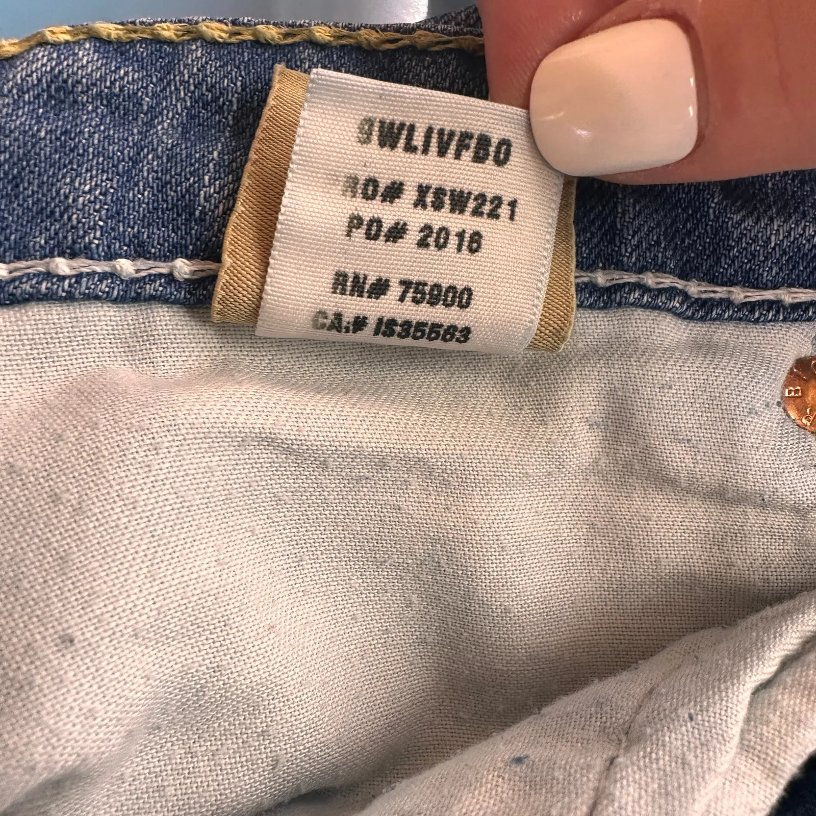 Big Star Liv Bootcut Distressed Jeans Size 28 Blue - Image 7