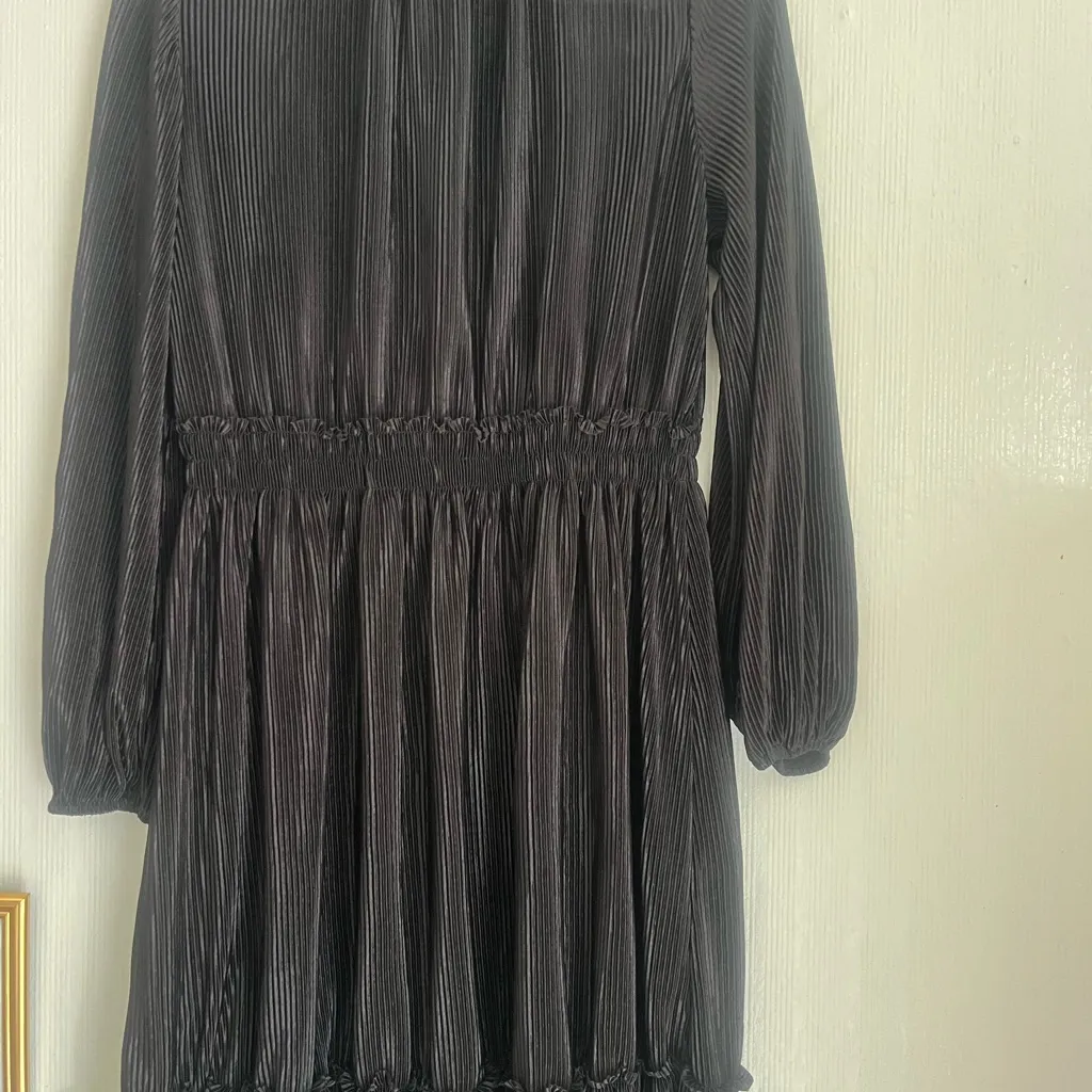 Emma & Michele Black Long Sleeve Dress - Image 11
