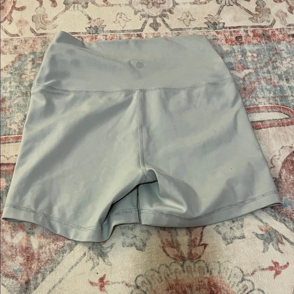 Yogalicious Light Gray Bike Shorts - Image 6