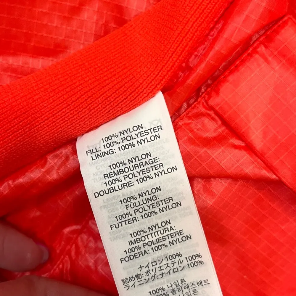 NWT J.Crew Lightweight layering Vest size XS orange red - Image 6