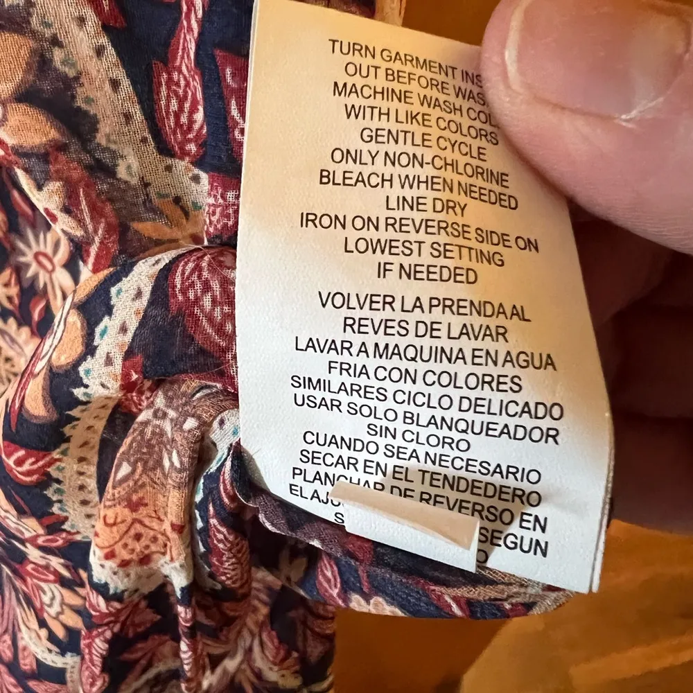 Mason & Belle Dress Peasant Boho Cottagecore Prairie NWT Kohls Size XS - Image 10