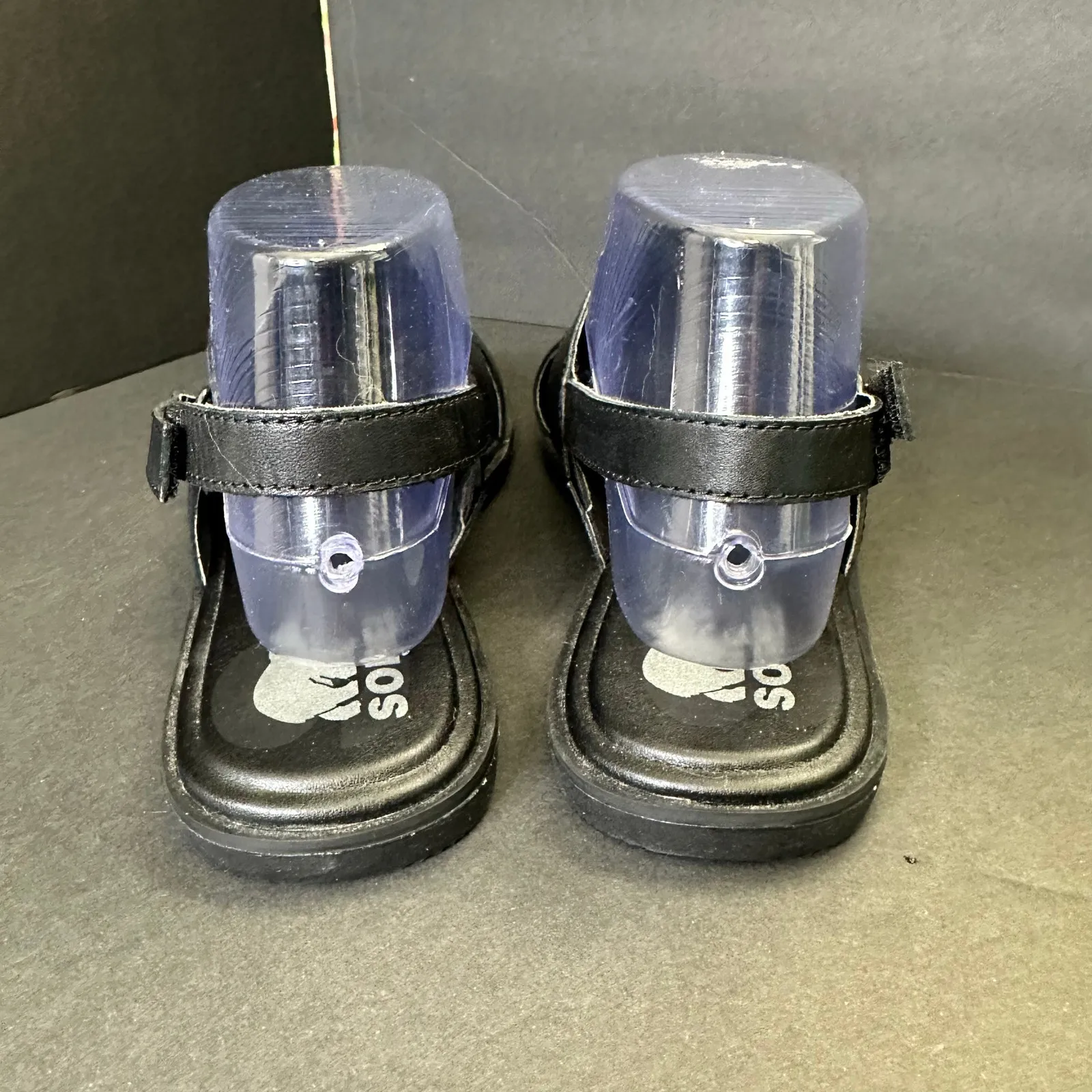 Sorel size 11 Sorel Ella II Womens Black Leather Slingback Shoe Sandal - Image 4