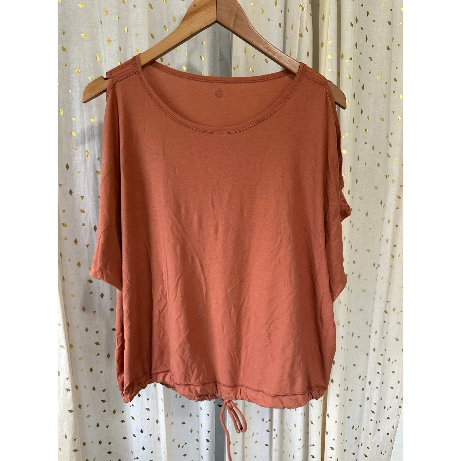 Lululemon Renew The Day Canyon Rock Short Split Sleeve Drawstring Hem Top 10 - Image 5