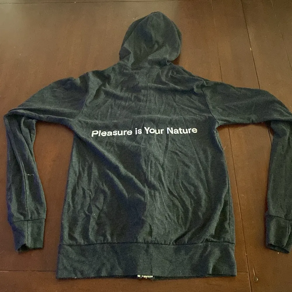 Foria Black Zip-Up Hoodie - Image 2