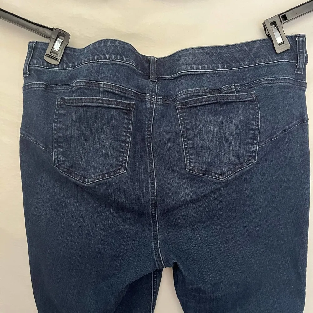 TORRID Bombshell Skinny Womens Jeans Size 20R Dark Wash Premium Stretch Hi-Rise - Image 6