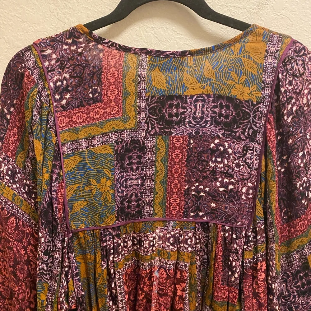 Vici Bohemian Style Balloon Sleeve Blouse Size Medium - Image 9