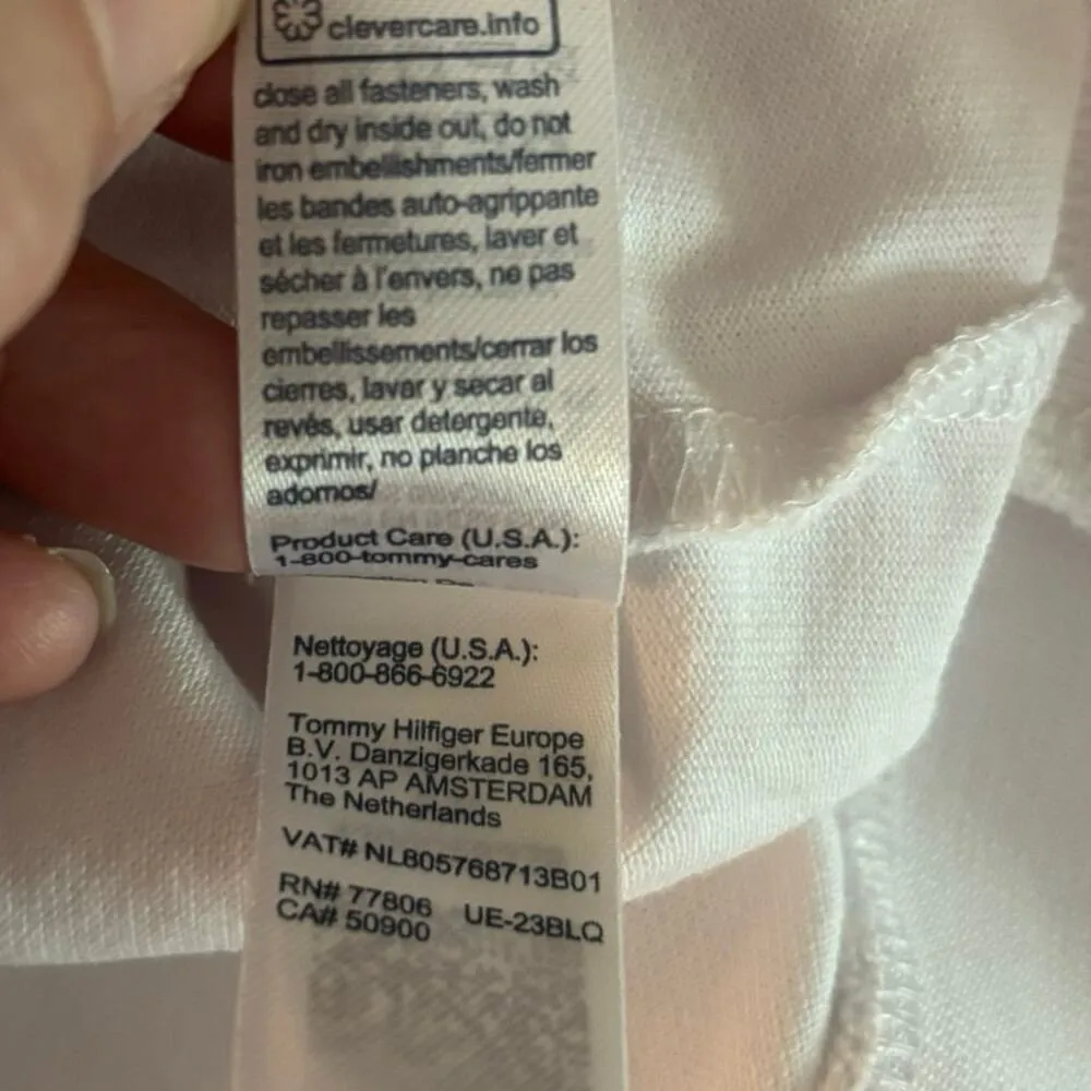 Tommy Hilfiger Size S Relaxed Fit Signature Collar Polo Shirt Tennis Pickleball - Image 8