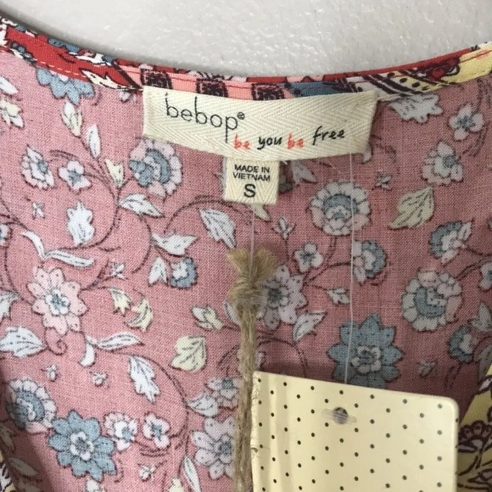 Bebop ditsy floral bohemian prairie maxi dress with matching hair scrunchie - Image 6