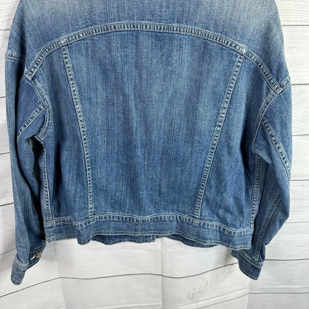 Vince Womens size XS Denim Jean Jacket - Image 9