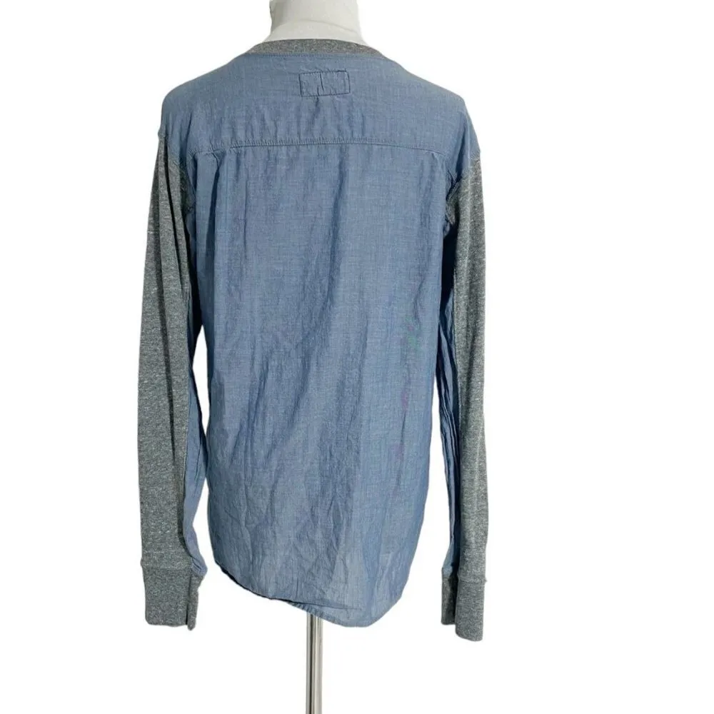 Current/Elliott Size 1  Top Blouse Long Sleeve Shirt - Image 4