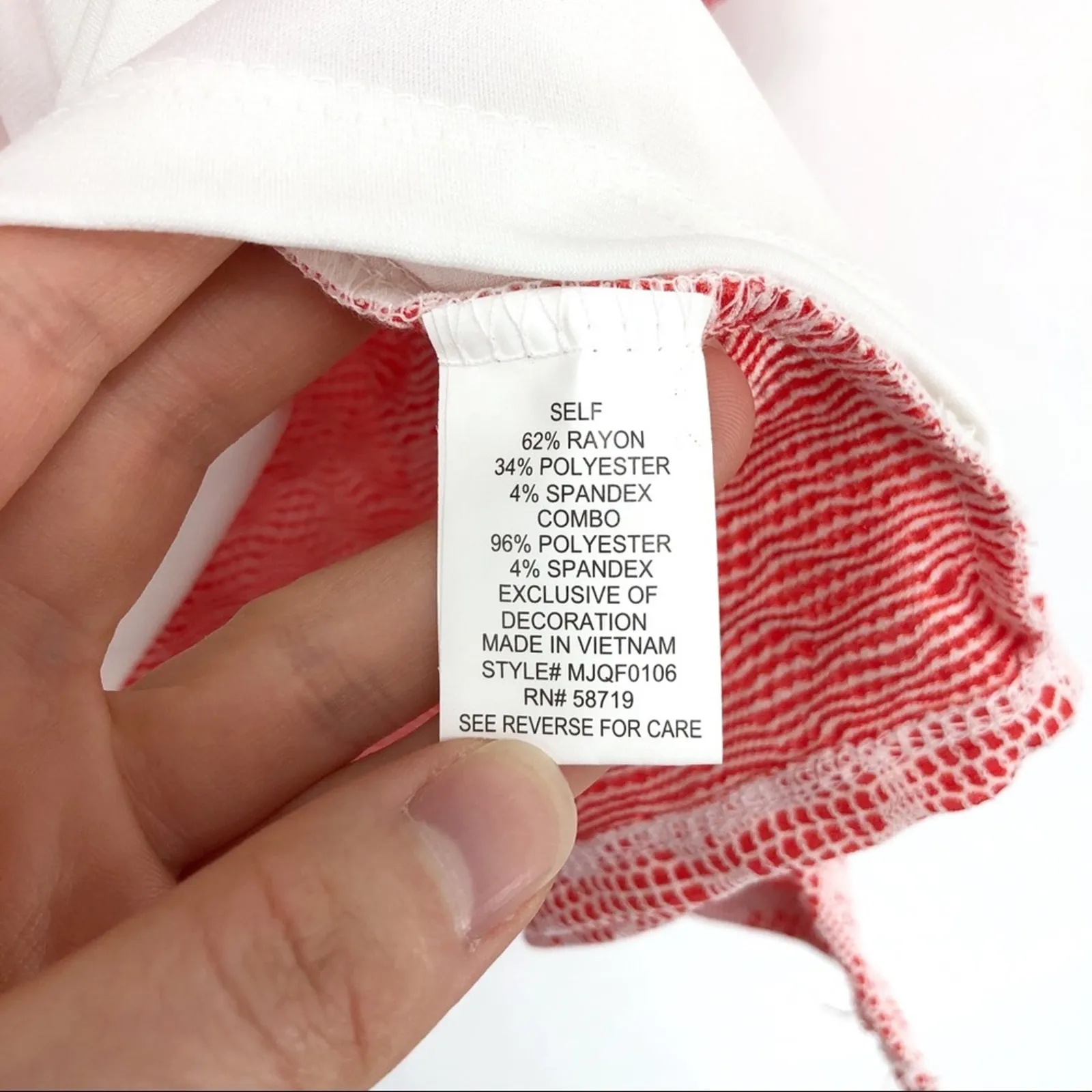 NWT NOTATIONS Cardigan Blouse Pink White XL - Image 6