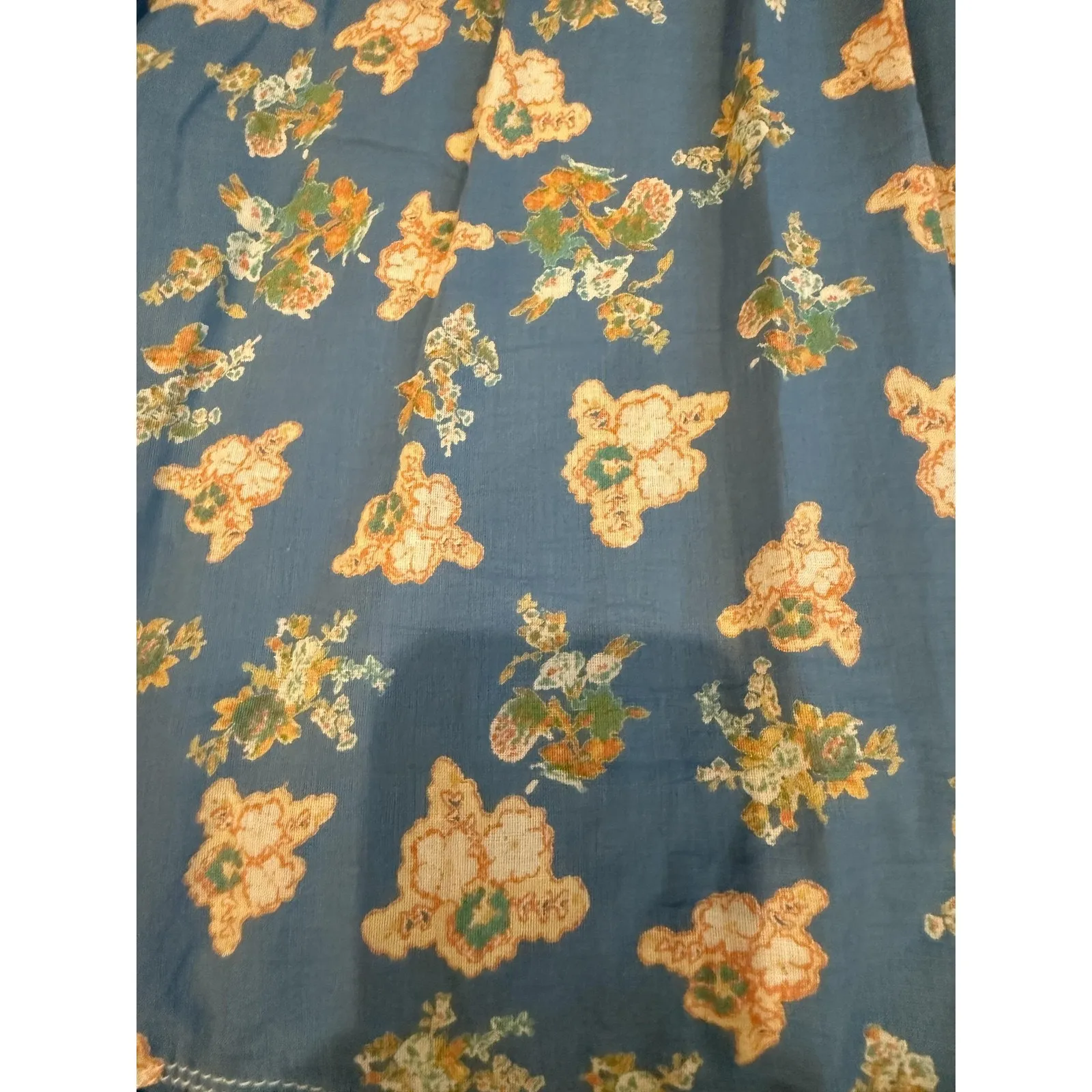 Free People Dress Womens XS Floral Boho Mini Tassel Lace-Up Pockets OB1666374 - Image 12