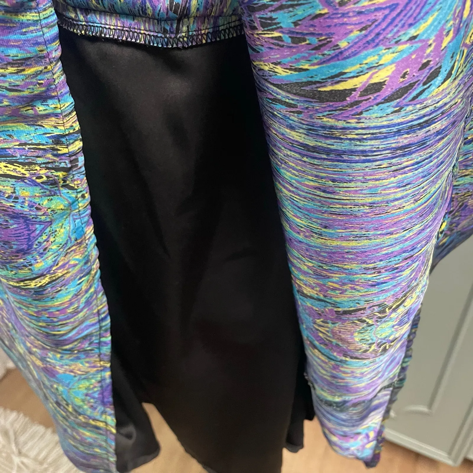 Jack Womens Party Coctail Dress Colorful Jewel Tone Abstract Small Medium - Image 6