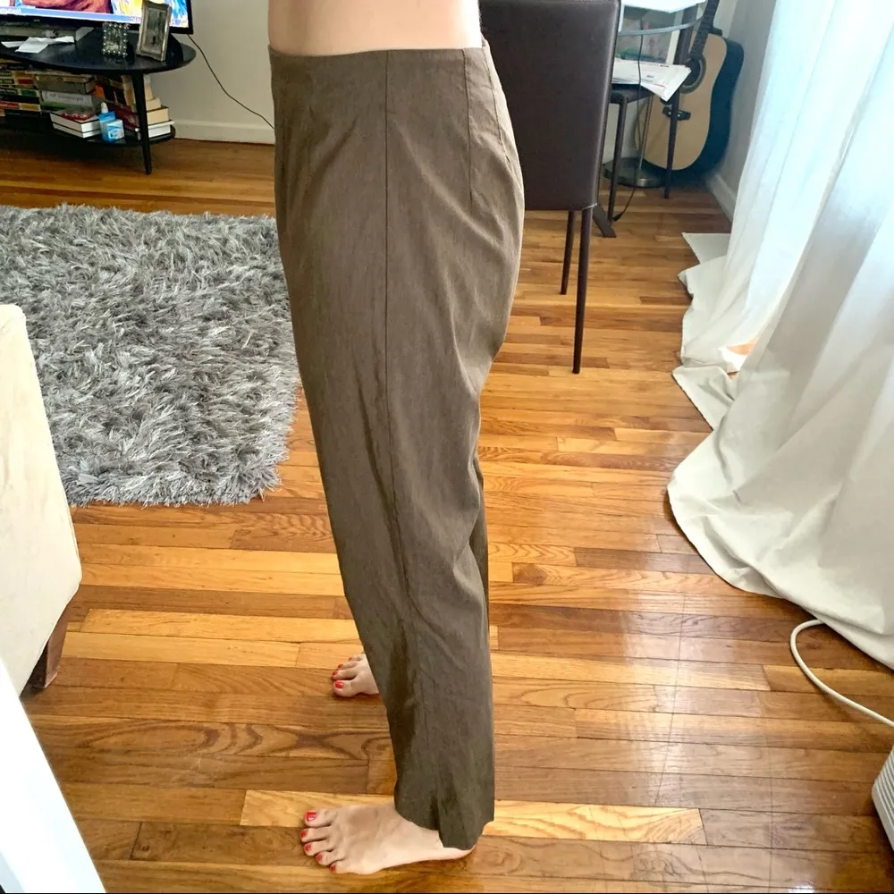 Arden B viscose straight pants brown size 4 DR - Image 2