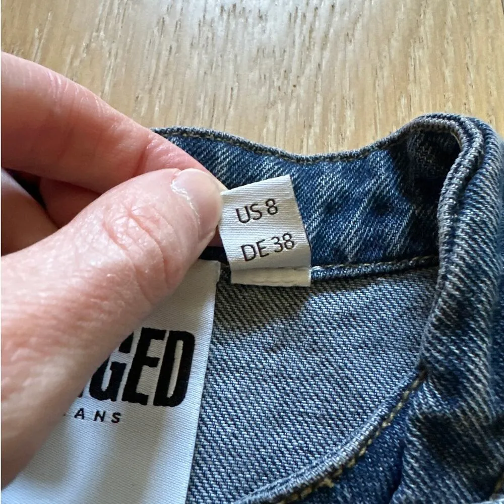 The Ragged Priest - Reign Buckle Sleeveless Denim Top in Blue - Image 3