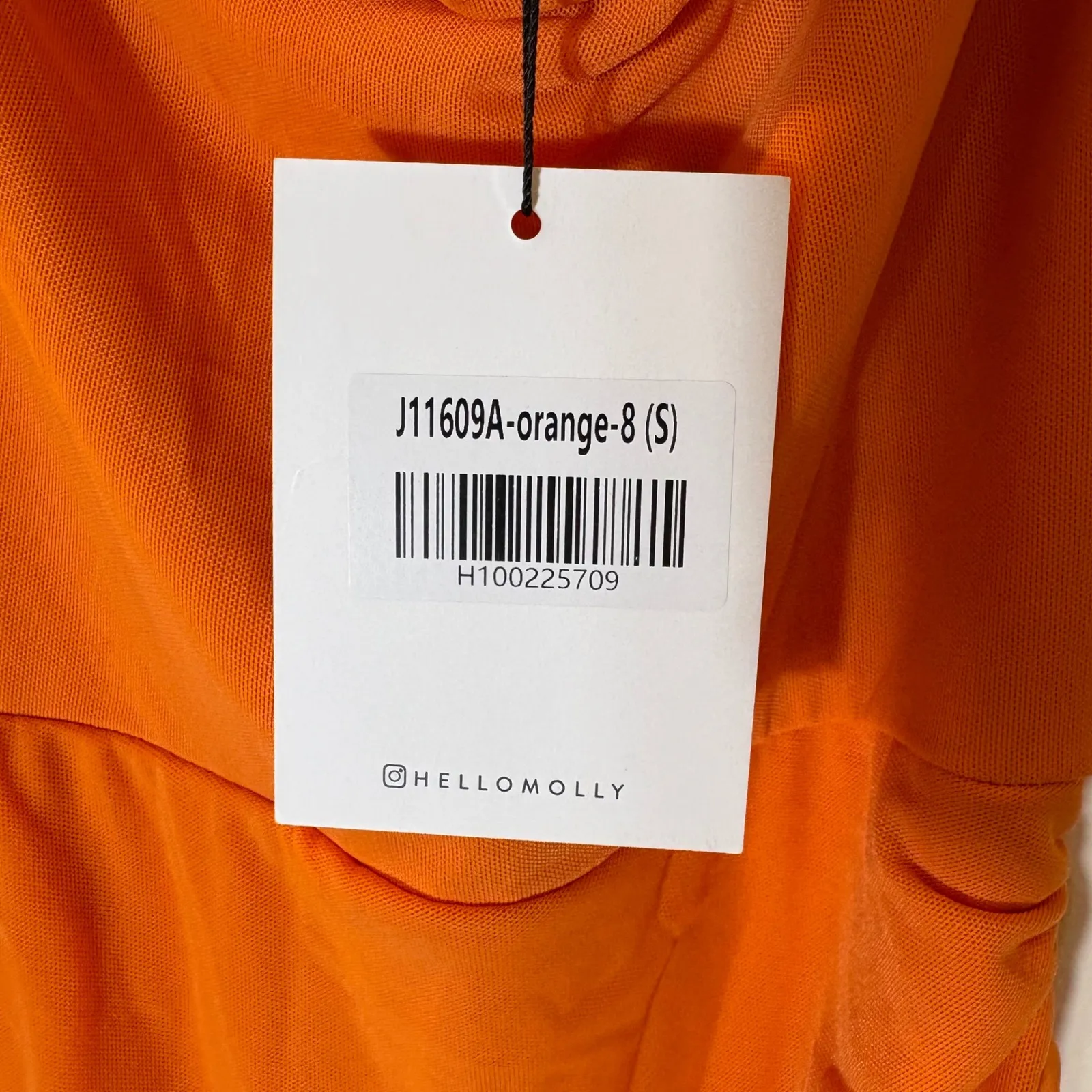 Hello Molly Main Event Entrance Maxi Dress Orange Size 4 - Image 5