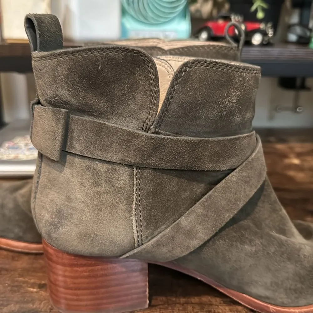 KATE SPADE  POLLY ANKLE SUEDE BOOTS‎ SIZE 7.5 - Image 6