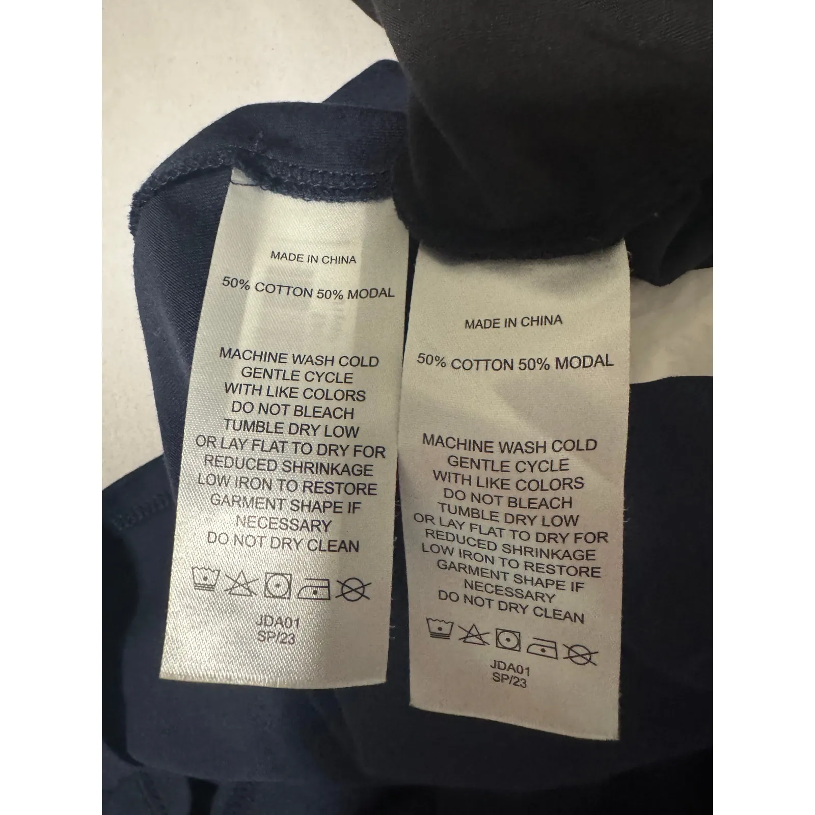 Quince Cotton Modal Muscle Two Tank Bundle (Black & Navy, Size L) Blue Size L - Image 8