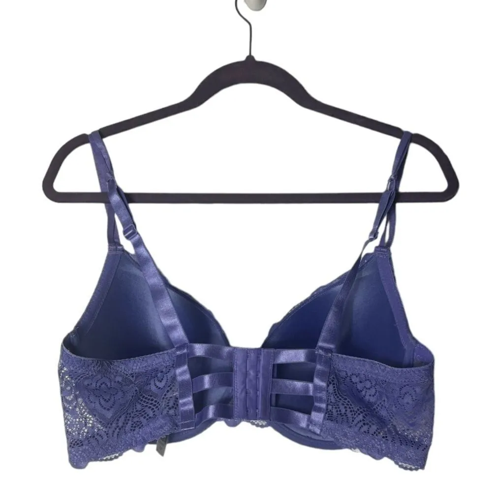 Kiss & Tell SZ 42D Purple lace bra Purple - Image 2