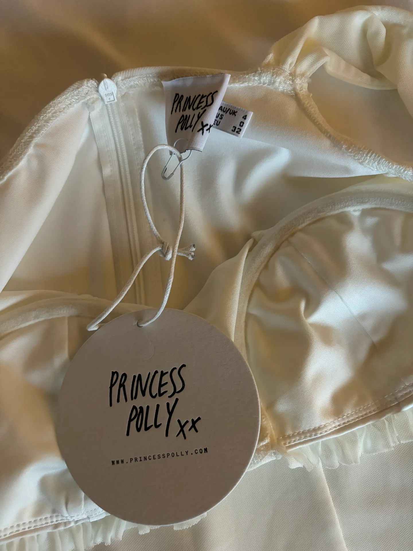 White Mini Dress - Image 3