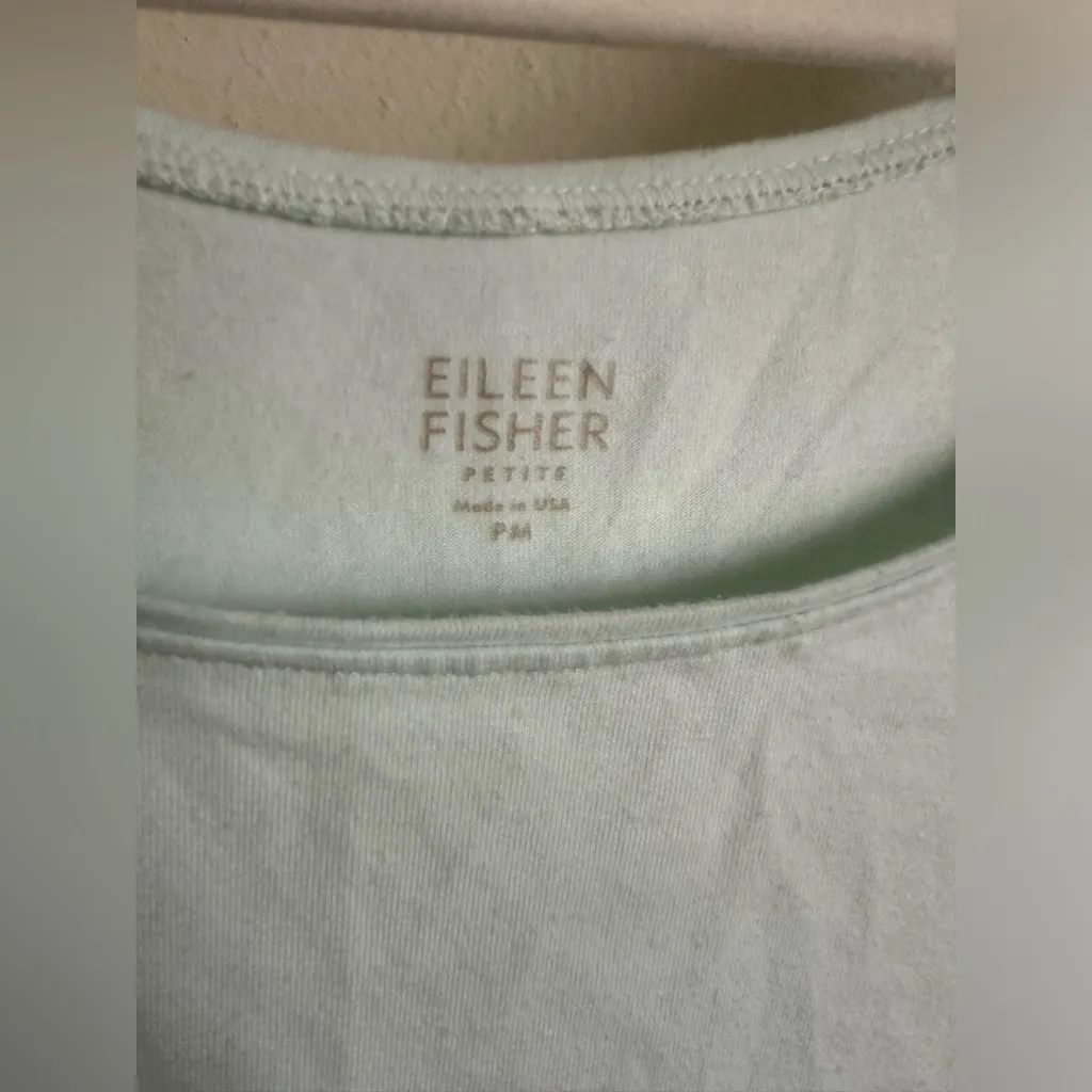 Eileen Fisher Light Mint green Tank Top. - Image 3