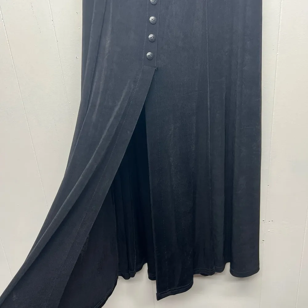 VIVYD Y2K 90s Black 3/4 Button Women's Black Skirt Size Small - Image 6