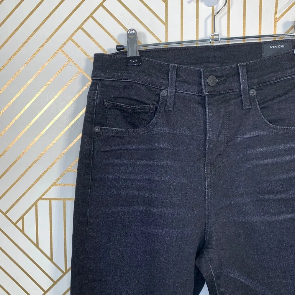 Vince The Skinny Ankle‎ in One Year Wash Black Jean - Image 4
