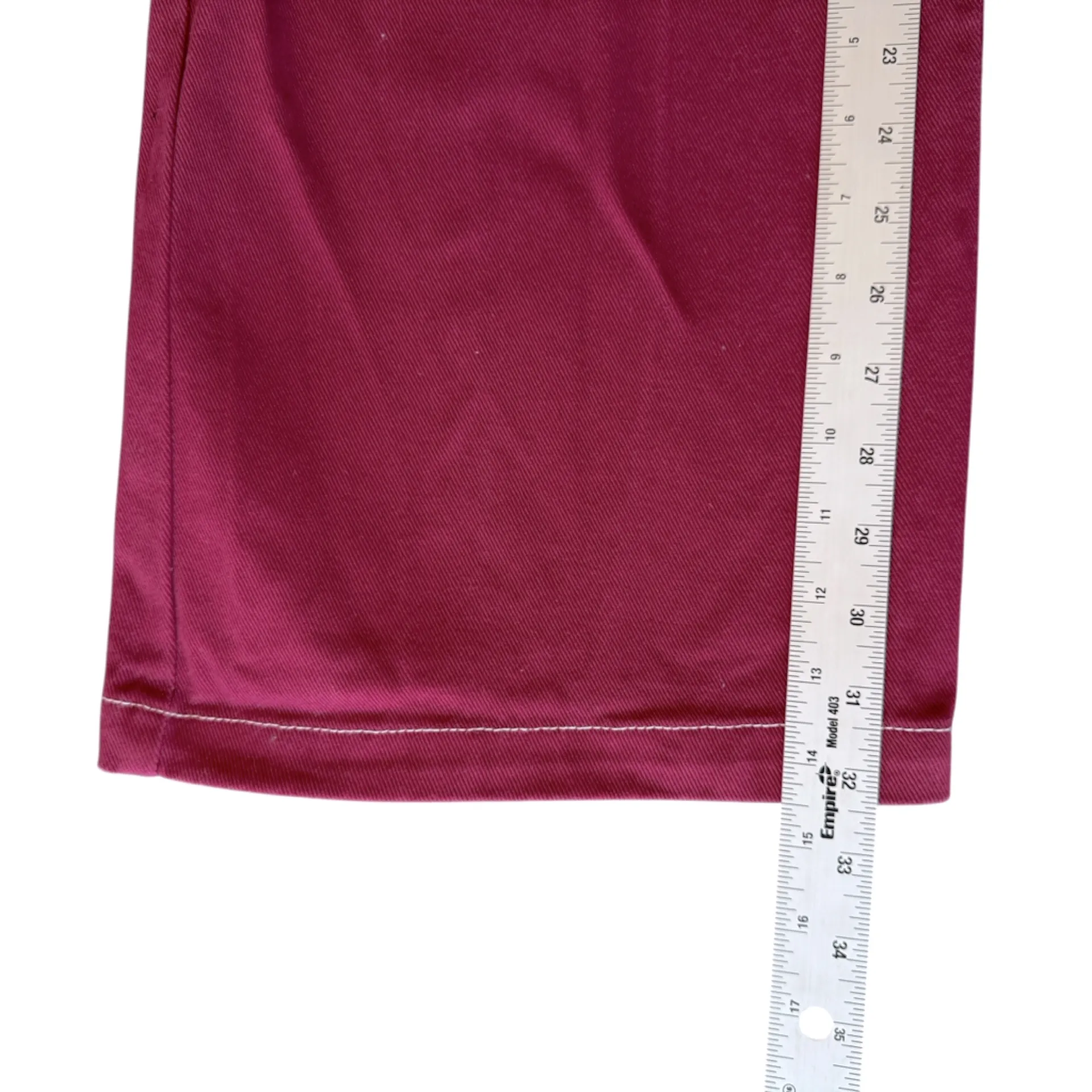 RSQ Women'sSize 26 Low Rise Wide Leg Cargo Jeans Garnet Baggy Y2K - Image 11