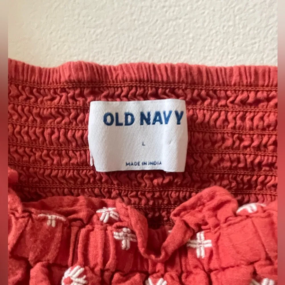 sleeveless top, orange, size large - Image 3