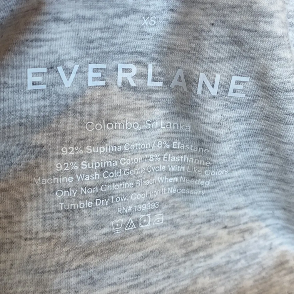 Everlane heather gray henley bodysuit XS - Image 5