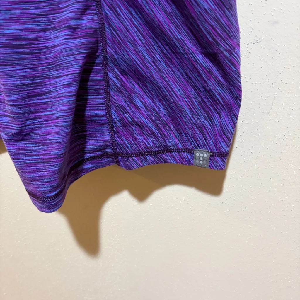 Title Nine Wildflower Purple Space Dye Bonny Tunic Dress Hoodie - Image 6