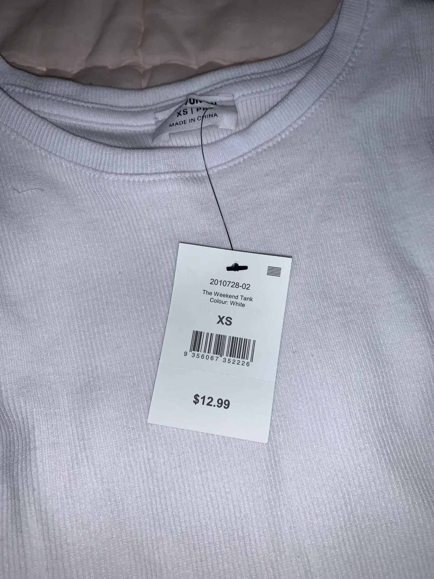 Cotton On White Crop Tank - Image 3