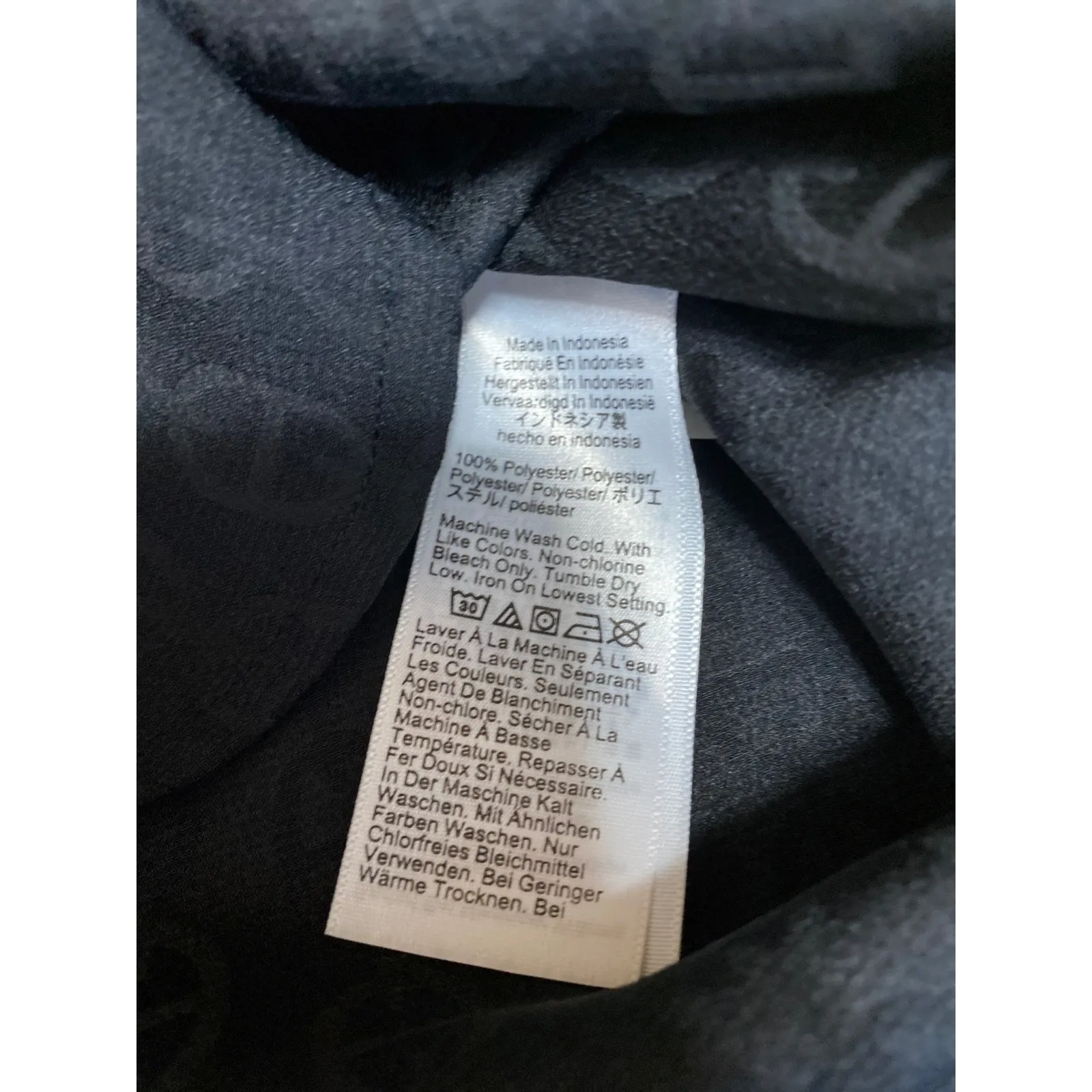 J.Crew Women's Black Loop Collared Long Sleeve Button Down Shirt Blouse Top Sz M Size M - Image 4